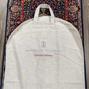 Brunello Cucinelli Sartoria Solomeo Garment Bag / Travel Dust Bag